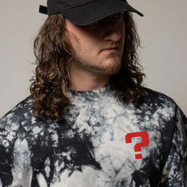 Tipper embroidered oversized tie-dye t-shirt