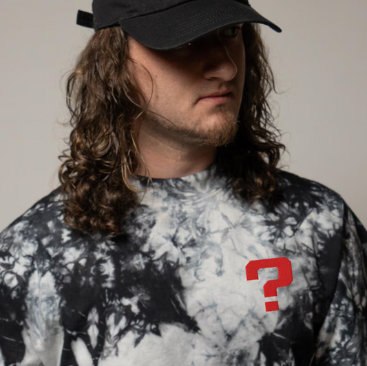 Tipper embroidered oversized tie-dye t-shirt