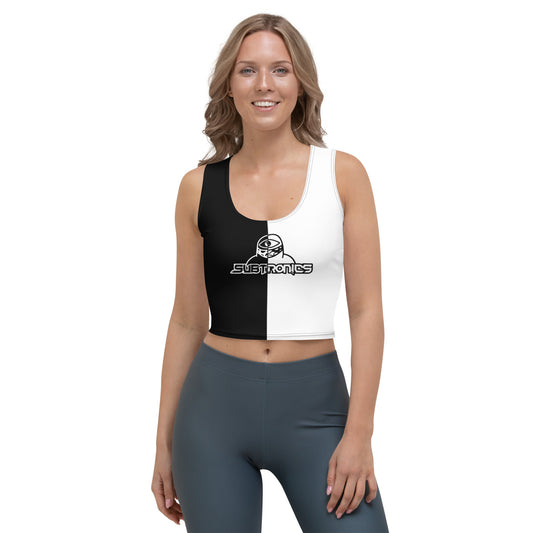 Subtronics Black & White Crop Top