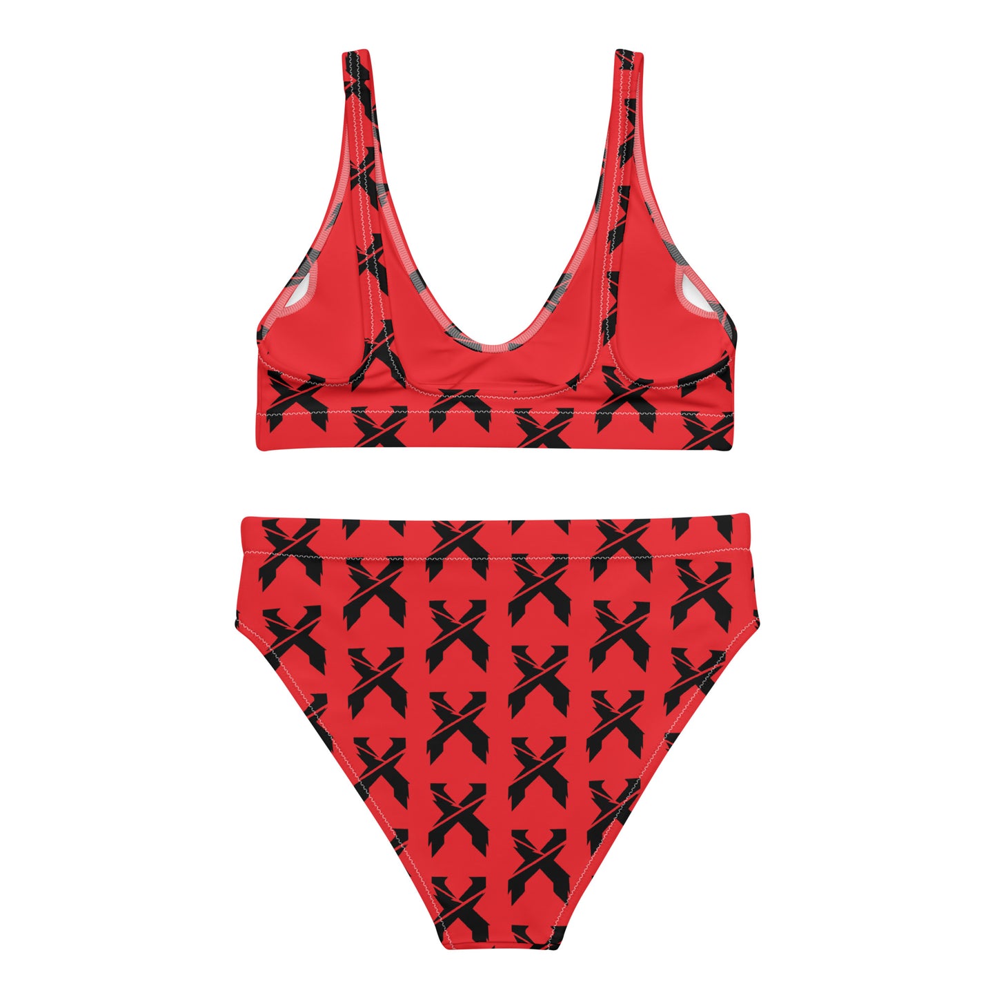 excision red high-waisted festival set