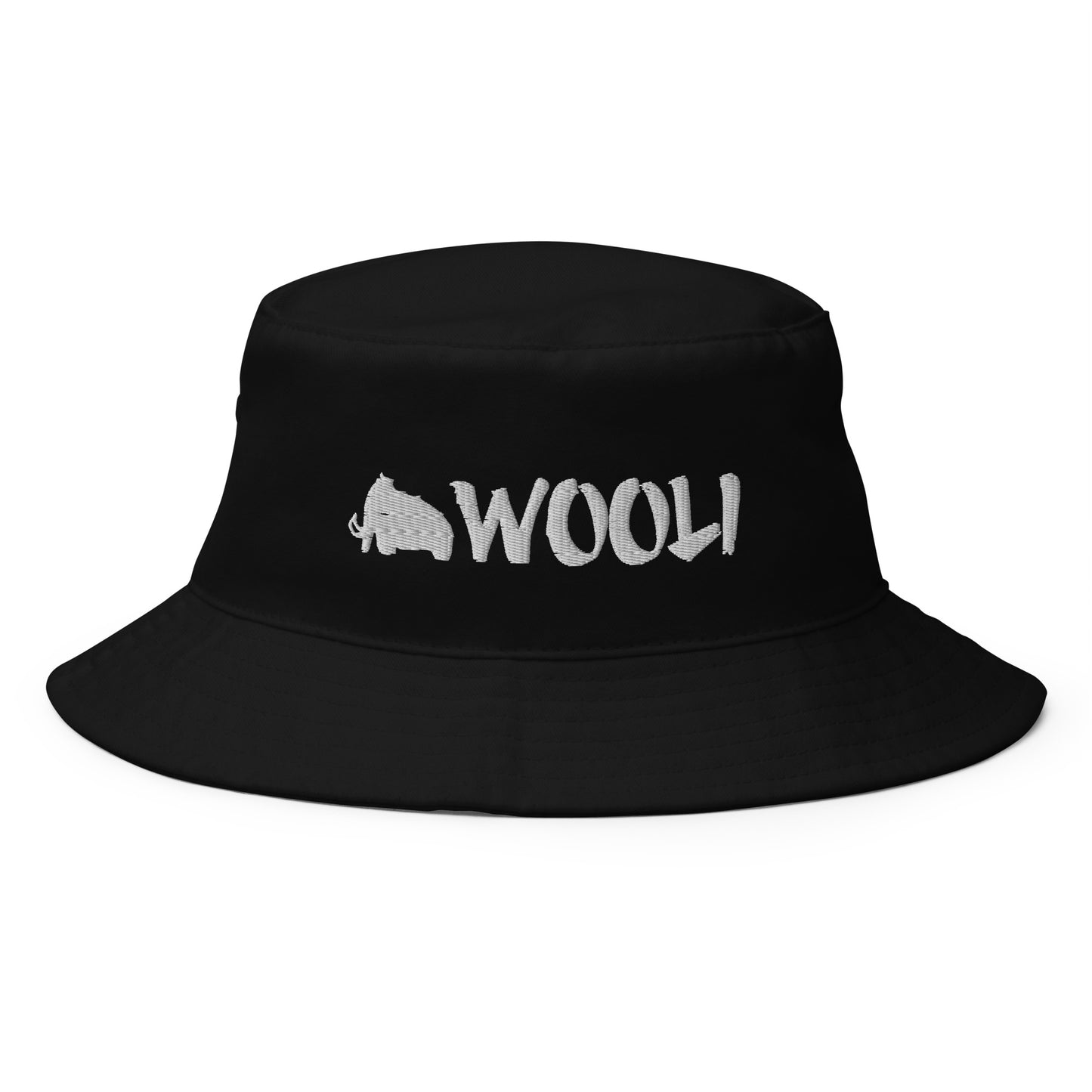 wooli embroidered bucket hat