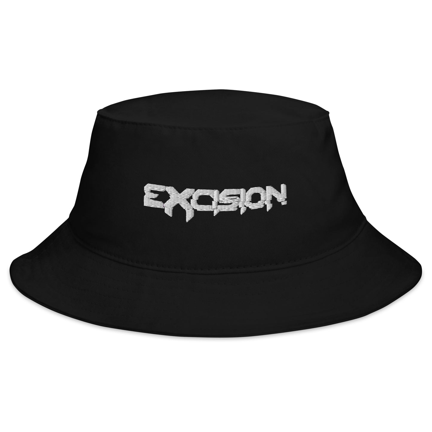 excision embroidered bucket hat