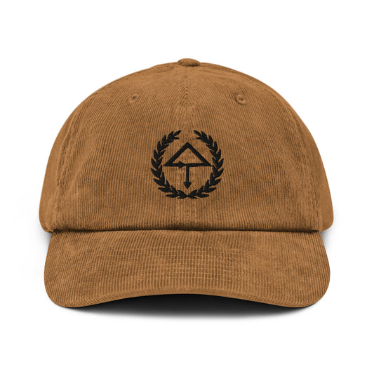 Of the trees embroidered Corduroy hat