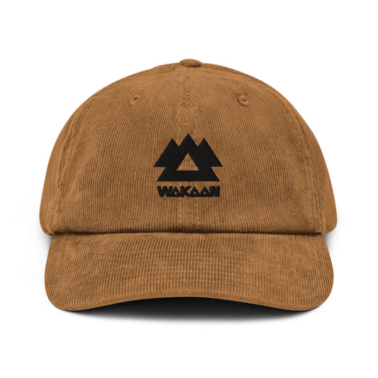 wakaan embroidered corduroy hat