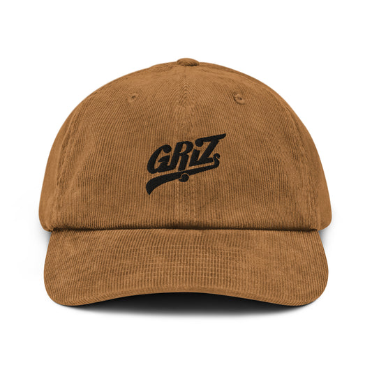 griz embroidered corduroy hat