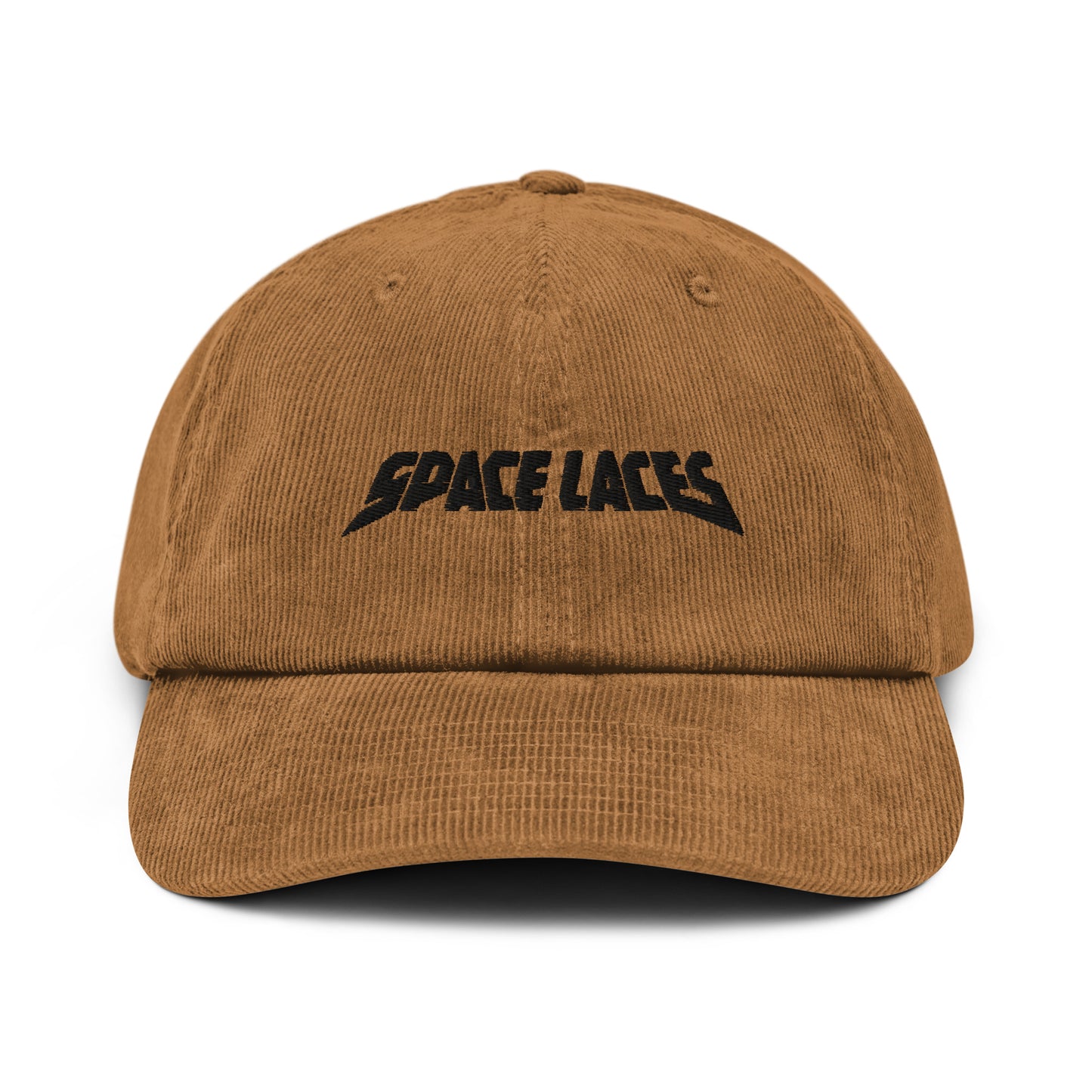 space laces embroidered corduroy hat