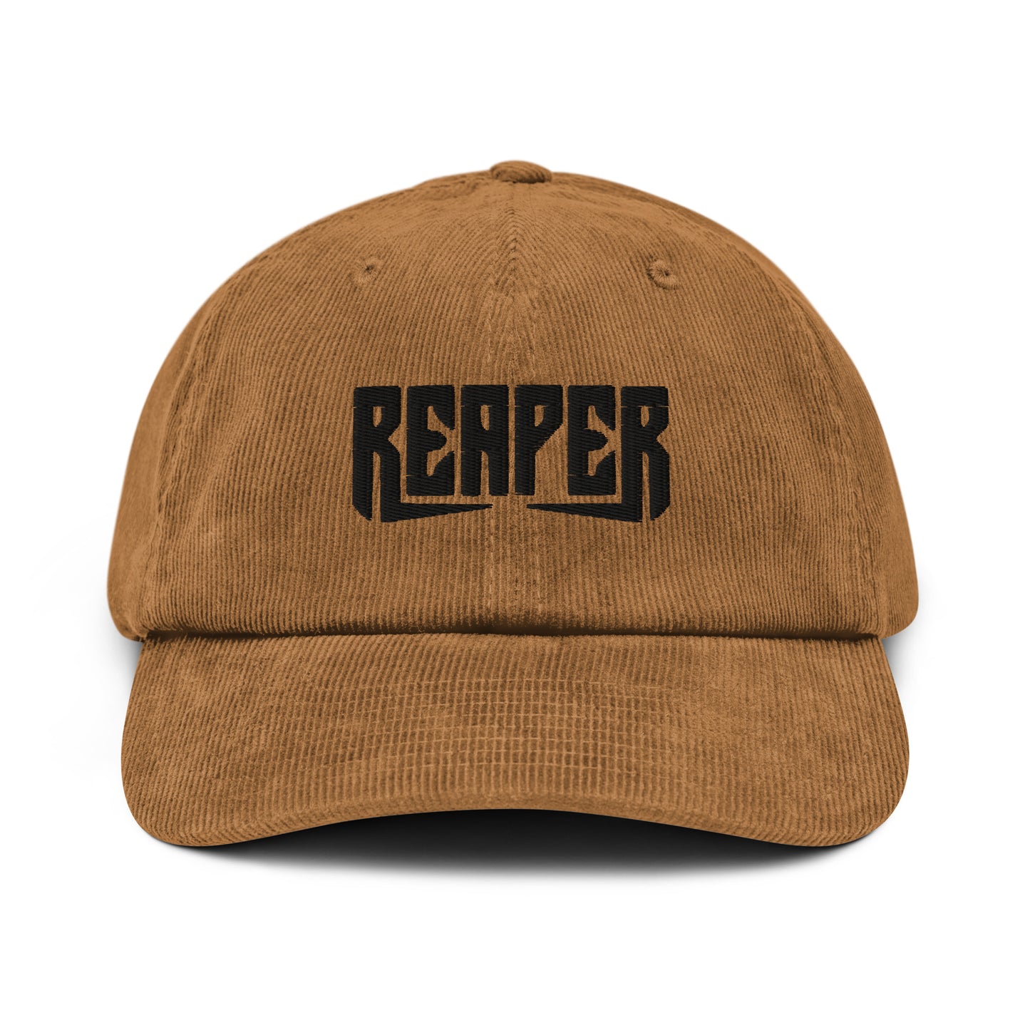 reaper embroidered corduroy hat