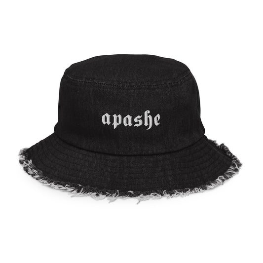apashe Distressed Bucket Hat