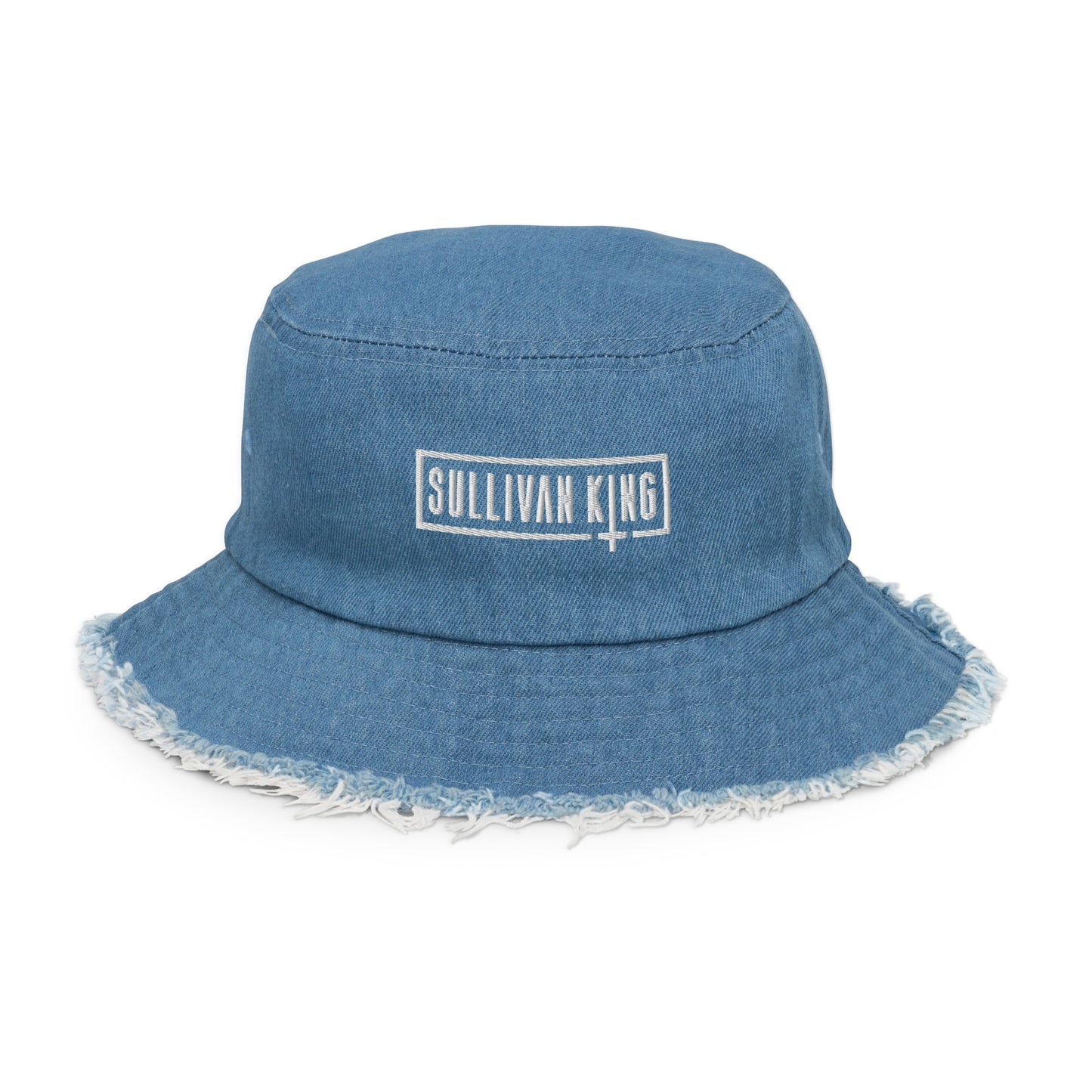 Sullivan King Distressed Denim Bucket Hat