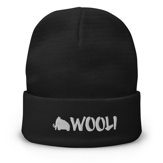 Wooli Embroidered Beanie