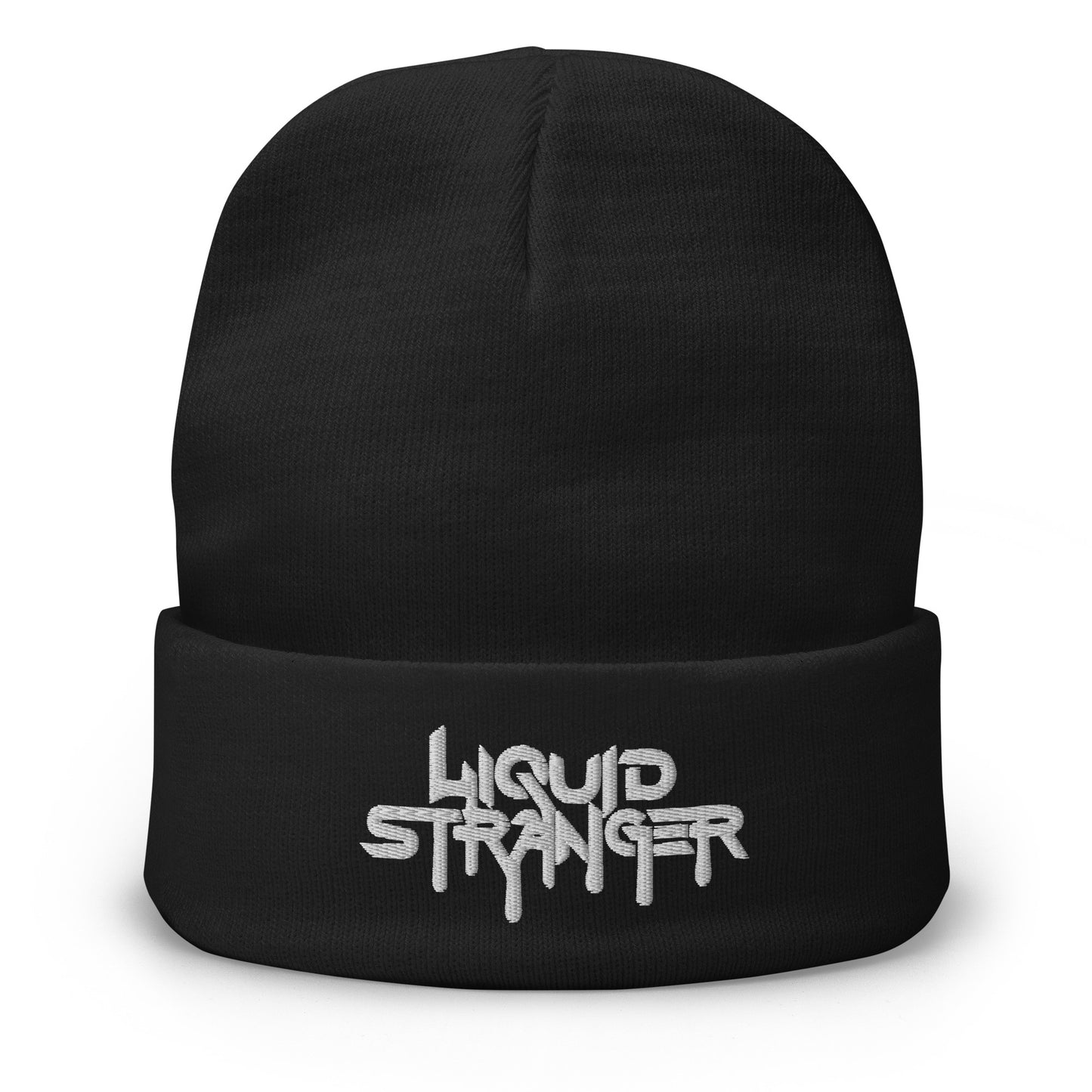 Liquid Stranger Embroidered Beanie