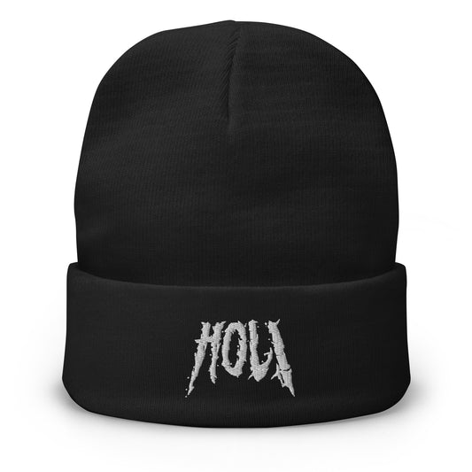 Hol! Embroidered Beanie