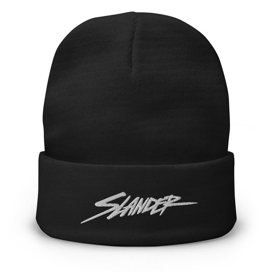 Slander Embroidered Beanie