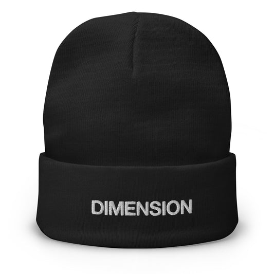Dimension Embroidered Beanie