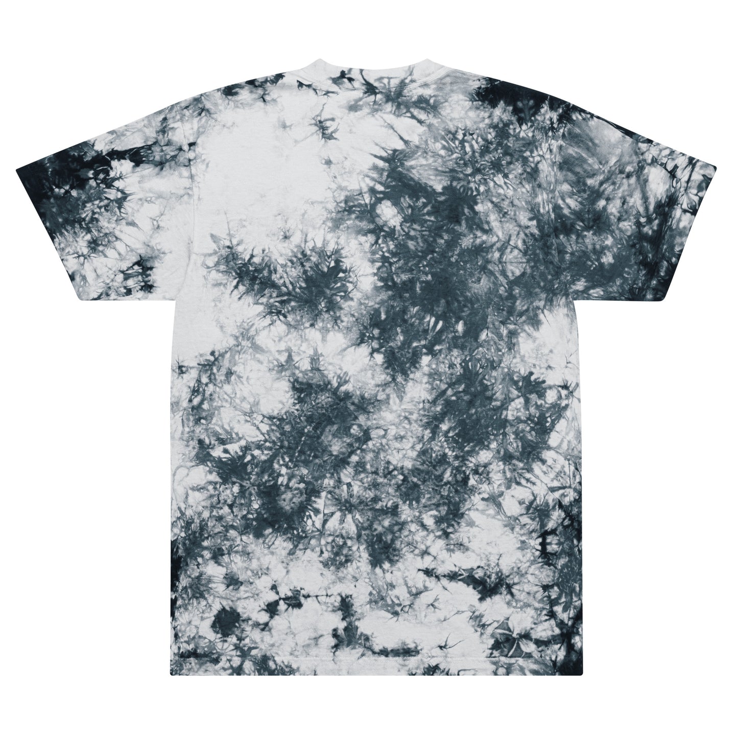 of the trees embroidered Oversized tie-dye t-shirt