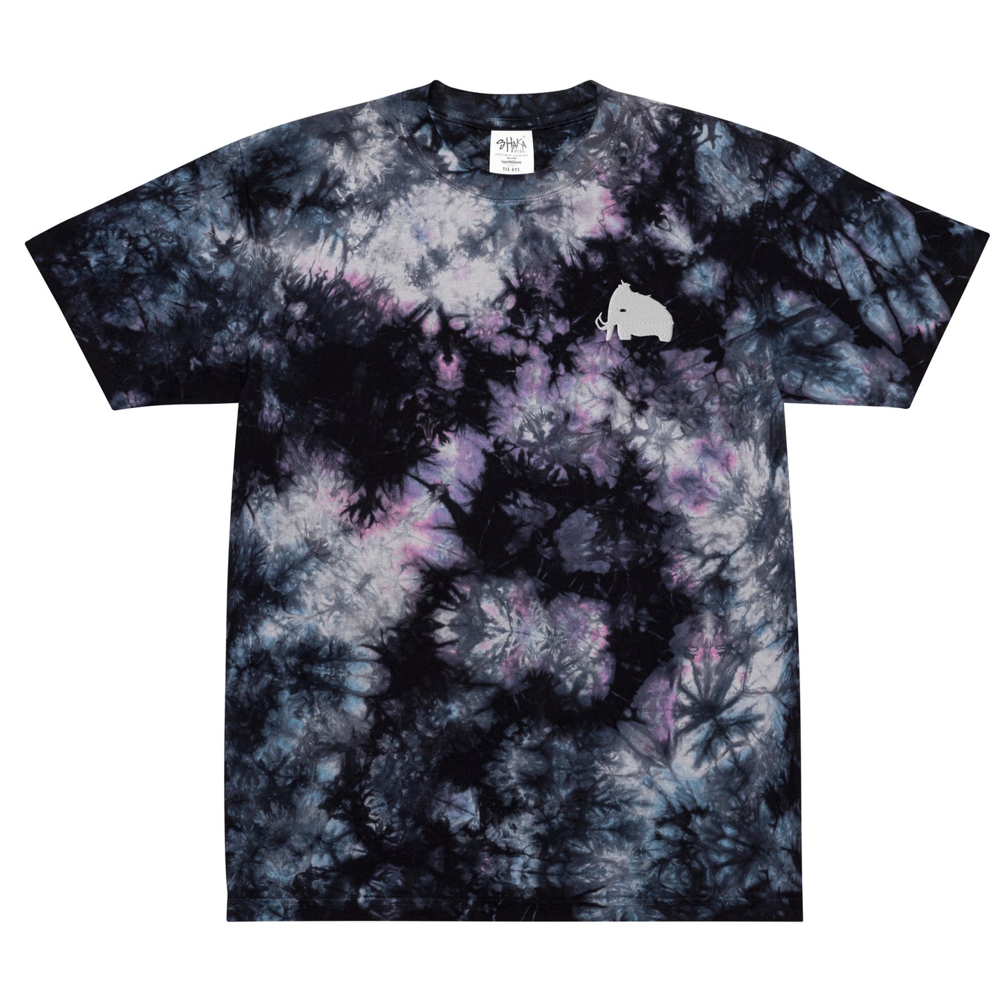 Wooli Oversized Blue & Purple Tie-Dye T-Shirt