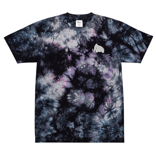 Wooli Oversized Blue & Purple Tie-Dye T-Shirt