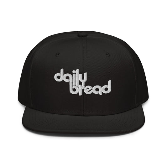 daily bread embroidered snapback hat